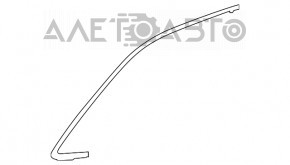 Ornamente ușă față dreapta Toyota Highlander 14-19