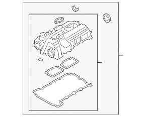 Крышка клапанная BMW X3 F25 13-17 2.0Т