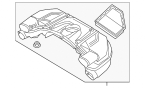 Корпус воздушного фильтра BMW 5 G30 18-20 4.4T