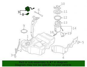 Buson rezervor combustibil pentru VW CC 09-17