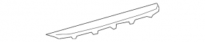 Полка задняя Lexus LS460 LS600h 07-09 зад, серая