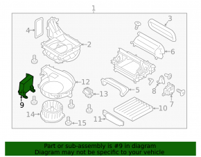 Блок управления отопителем Subaru Outback 15-17