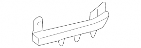 Молдинг форточки нижний правый Lexus GX470 03-09