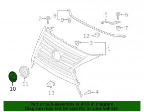 Emblemă grilă Lexus GX460 14-19 restul.