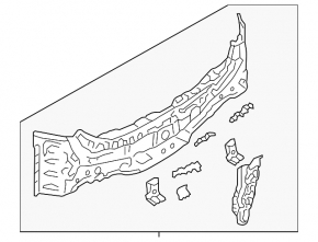 Panoul spate Mazda 3 19- 4d