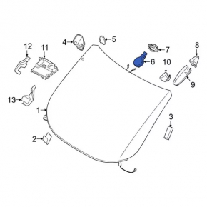 Senzor de ploaie Ford Mustang mk6 15-