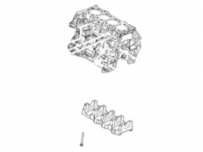Блок цилиндров голый Ford Fusion mk5 13-15 2.0T