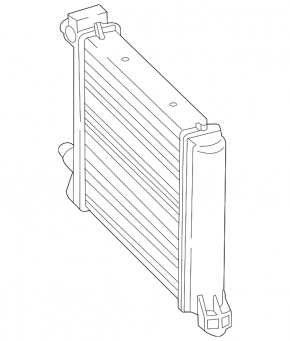 Radiator de răcire suplimentar stânga pentru BMW X1 U11 24-26 xDrive