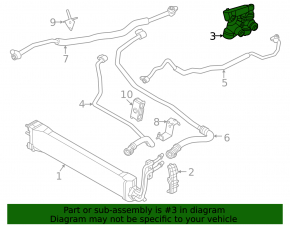 Корпус термостата акпп BMW X6 G06 20-26 4.4 S68