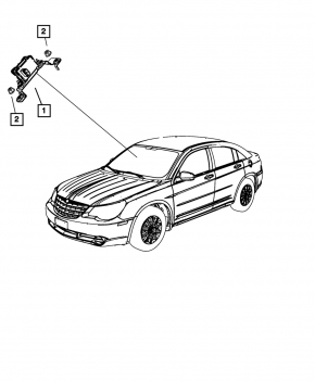 SENZOR DE VITEZĂ DE VIRARE Jeep Compass 11-16