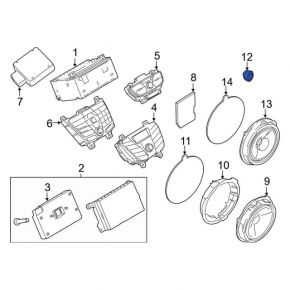 Динамик дверной передний левый Ford Transit Connect MK2 13-18