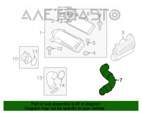 Воздухоприемник воздуховод Mini Cooper Countryman R60 10-16