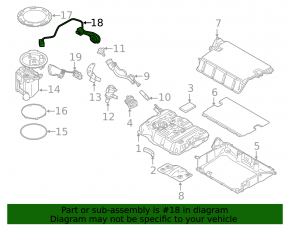 Проводка топливного насоса BMW 5 G30 18-20 530e hybrid