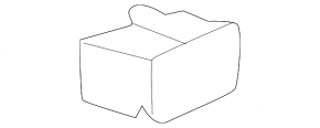 Заглушка кнопки Nissan Ariya 23-26