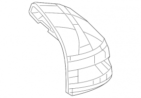 Крышка бокового зеркала левая Honda Civic 12-12