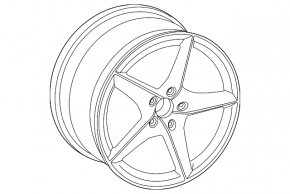 Диск колесный R18 Audi A5 F5 18-19 стиль CE0