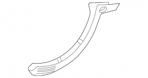 Ornament balama portbagaj stânga pentru Mercedes Clasa A V177 19-22
