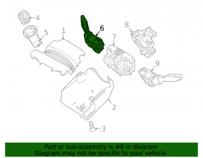 Подрулевой переключатель правый Ford Fiesta 11-19 4d