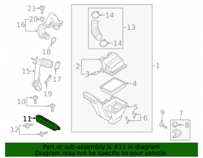 Receptor de aer Lincoln MKX 16- pe televizor