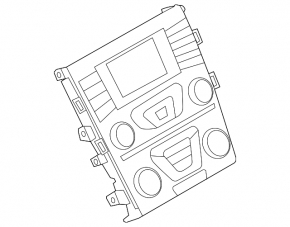 Панель управления радио Ford Fusion mk5 13-20 SYNC 1