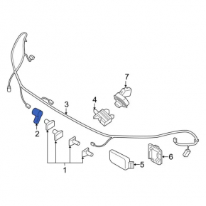Senzori parcare fata Ford Explorer 20-23 interni