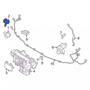 Senzori parcare fata Ford Explorer 20-23 interni