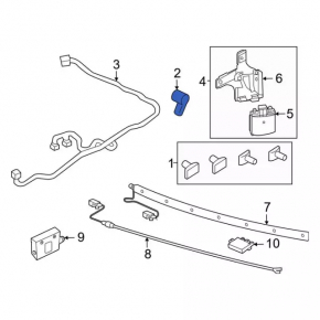 Senzori parcare fata Ford Explorer 20-23 interni