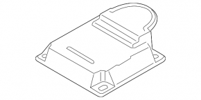 Модуль srs airbag компьютер подушек безопасности BMW X3 F25 11-14