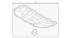 Изоляция капота Audi A4 B8 08-16