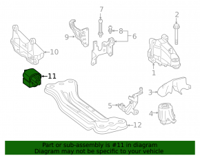 Подушка АКПП Mercedes GLC 300 16-19 RWD