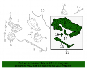 Опора КПП BMW X5 F15 16-18 plug-in