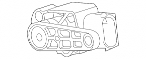 Датчик наклона кузова задний левый BMW X5 X6 E70 E71 07-13