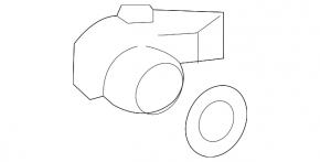 Парктроник задний Porsche Cayenne 958 11-14 без кольца