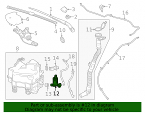 Motor de spălare parbriz Chevrolet Equinox EV 24-26