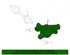 Передний редуктор Mercedes W164 ML 3.9