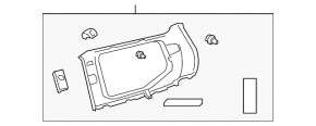 Обшивка арки верхняя левая Lexus GX470 03-09