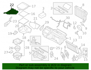 Решетка дворников пластик правая BMW X3 F25 11-17