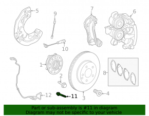 Датчик ABS передний левый Mercedes W167 GLE 350 450 20-26