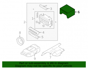 Magnetofon, CD-changer, Radio, Panoul Mazda3 03-08 zgâriat