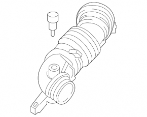 Воздуховод Ford Escape MK3 17-19 1.5T от фильтра