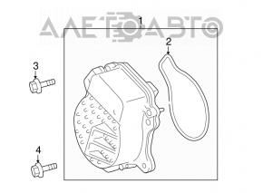 Cip defect la pompa de apă Toyota Prius 30 10-15