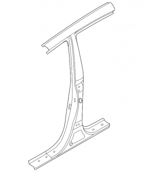 Стойка кузова центральная левая Kia Sorento 10-15