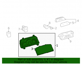 Щиток приборов Toyota Camry v50 12-13 hybrid usa 102к царапины