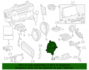 Сабвуфер Lexus NX200t NX300 NX300h 15-21