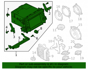 Головное устройство Mazda 6 14-15 usa