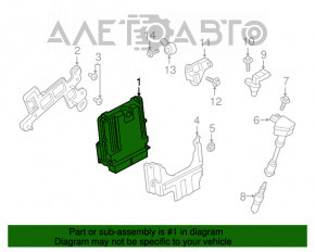 Блок ECU компьютер двигателя Ford Ecosport 18-21 1.0T