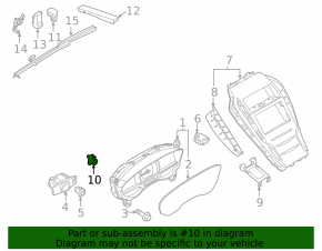 Кнопка parking Lincoln MKZ 13-20