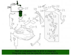 Топливный насос бензонасос Mazda 3 09-13 2.0, 2.3, 2.5