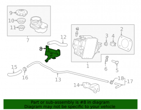 Кронштейн бачка ГТЦ Honda Accord 18-22 hybrid