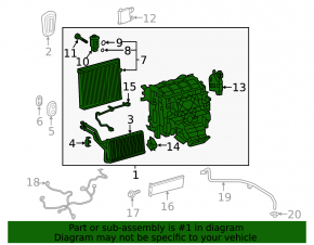 Печка в сборе Toyota Rav4 19-22 dual zone